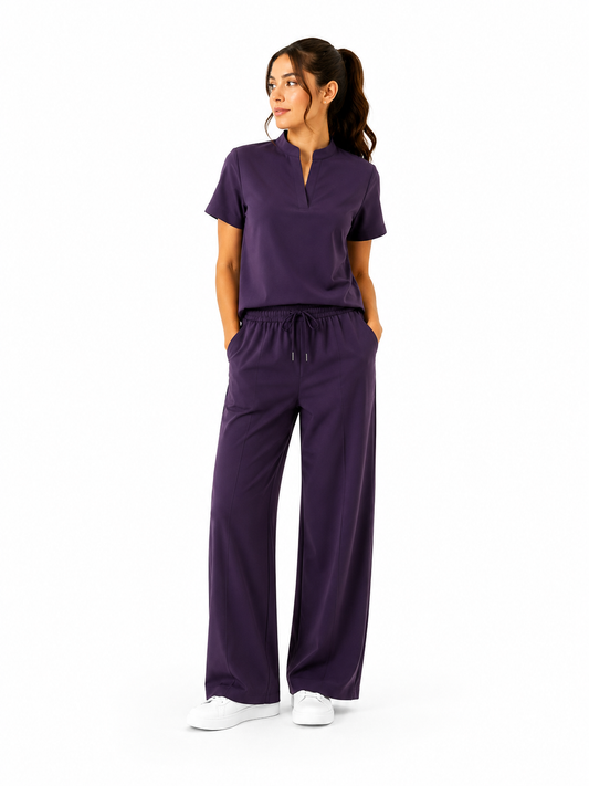 pyjama medicale stretch violet